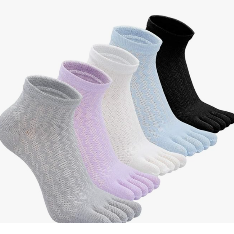 Toe Socks Cotton Five Finger Running Socks