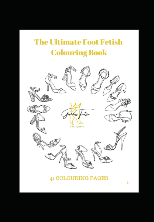 Goddess Tootsie | Foot Fetish Coloring Book