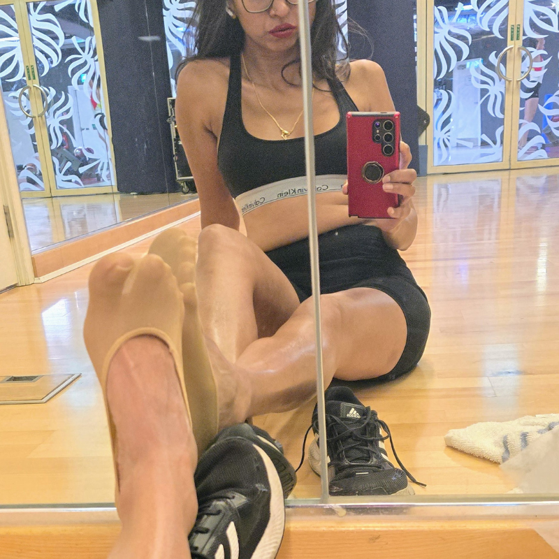 Pre Order Smelly Worn Foot Socks – Close-Skin Foot Scent by Goddess Tootsie®