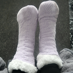 Pre Order Smelly Extra Thick Fluffy House Socks – Deep Worn Scent by Goddess Tootsie®