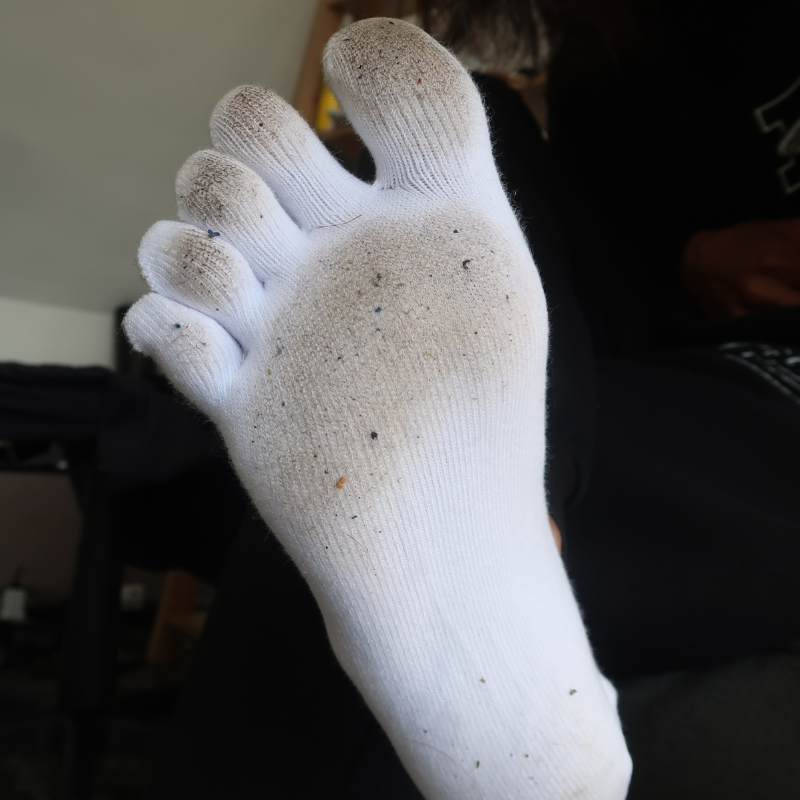 Pre Order Smelly Worn Five-Finger Socks