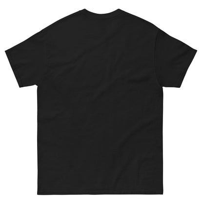 Plain back of the black I Love Feet T-shirt