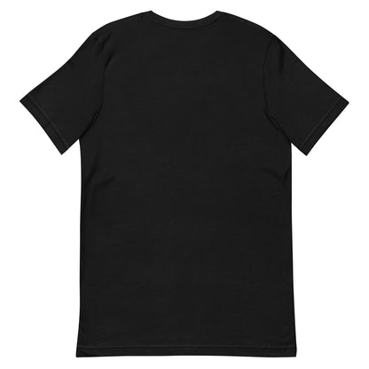 Plain back of a black T-shirt