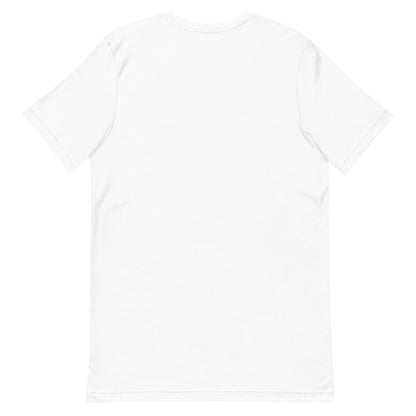 Plain back of a white T-shirt